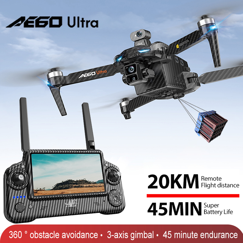 Drone Mapping - โดรน AE60 GPS ระดับมืออาชีพ กล้อง 8K