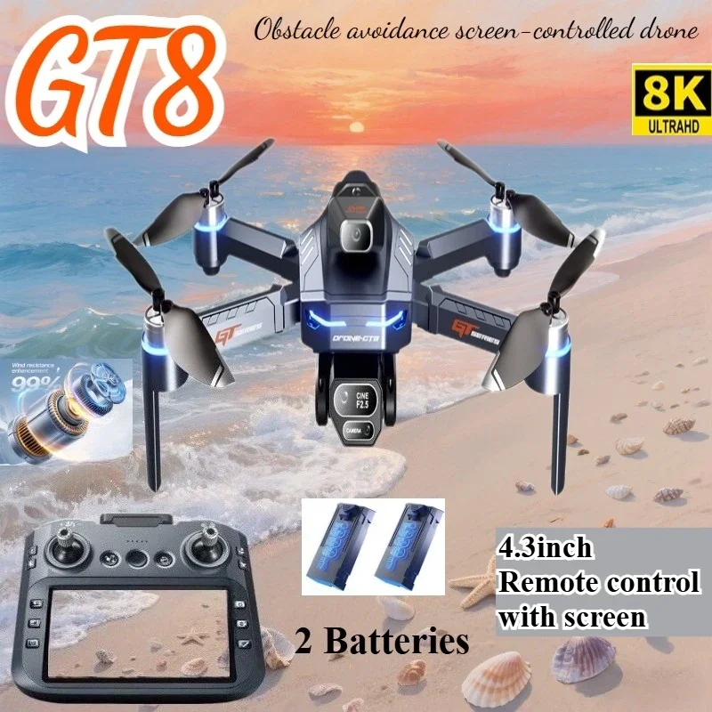 Drone 4K HD GT8 กล้องหลีกเลี่ย - Drone Surveying บทวิจารณ์และราคา